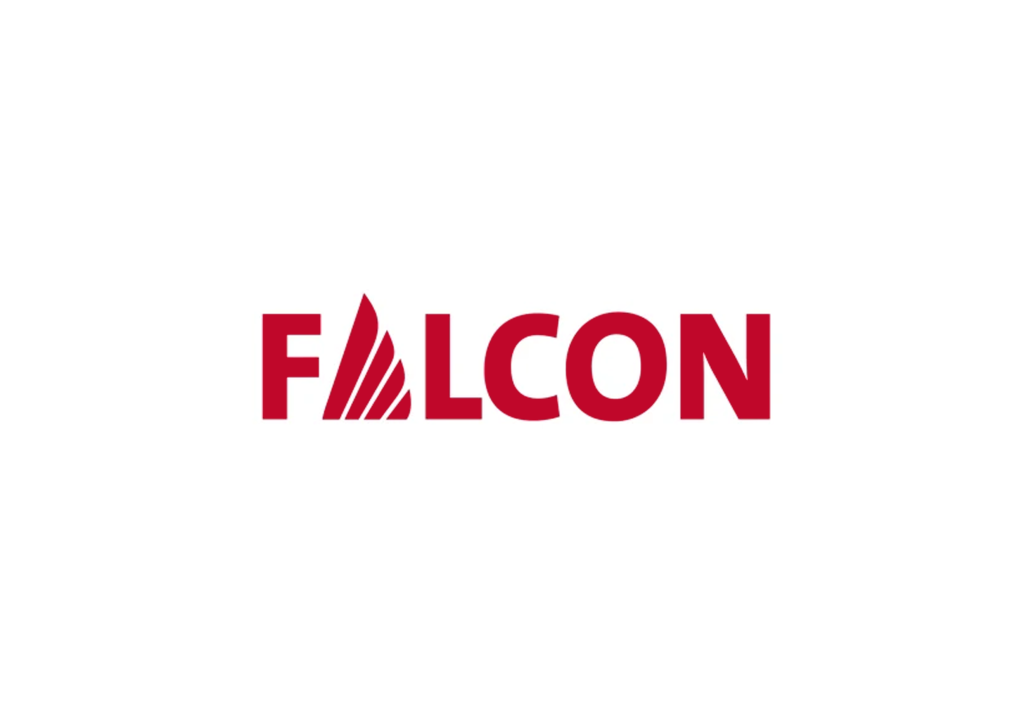 Falcon Logo, Kunde von SHOWOFF Media
